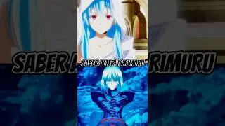 Saber Alter Vs Rimuru #anime #vs #saber #rimuru