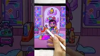 Mini Design Idea💜 Study Nook 📚✏ House Maker New Pack Study Space 💗 ✨Pazu Avatar World #shorts #pazu