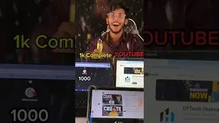 Alhumdulillah 1k complete subscriber  live count #1ksubscribers #shorts