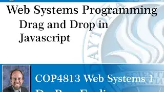 Web Programming - Drag and Drop in Javascript