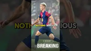 Is Dani Olmo Injured!?🔴🔵 #barcelona #shorts #youtubeshorts