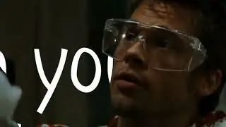 The Lonely Road of Tyler Durden | Fight club Edit