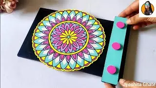 DIY Key Holder Painting| Dot Mirror Mandala Art For Beginners| DIY Home Decor Ideas| Jyoshita Ghate|
