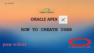 Create Workspace User in Oracle Apex || Oracle Apex Tutorial Lecture 04