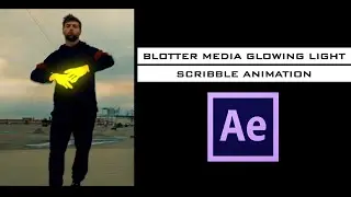 Blotter Media Glowing Light Scribble Animation