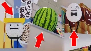 Hide and seek with Tamago Sushi, Watermelon, Butler Egg in Secret Staycation [Roblox]