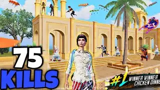 OMG!!!🫣😱75 kills crazy most aggressive gameplay today🔥in pubgm bgmi!