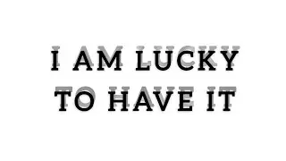 I AM LUCKY TO HAVE IT #israelcaregiver #motivation @baebssilva