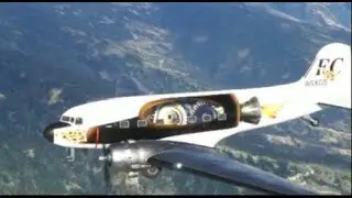 DC3 Perfect Vertical Landing at Lukla!! :P