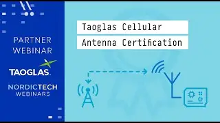 Cellular Antenna Certification with Taoglas