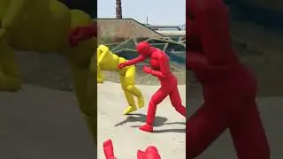 NPC Wars with active ragdoll dudes