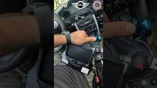 Mini R50 R52 R53 Navisystem ausbauen. #DIY #mini #minicooper #GPS #satnav #mechanic #automobile