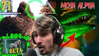J'AFFRONTE LE SINGE GÉANT BETA ET LE MOSASAURE ALPHA !! [ARK Episode 71]