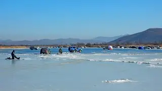 Рыбалка в Приморье. Река Суходол. Навага. 12.01.2019 г.