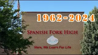 Old Spanish Fork High School 1962-2024 - Drone Footage - Football Field - Swimming Pool