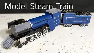 Building and Painting a Cardboard Model Steam Train