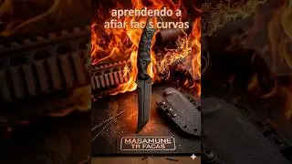 Afiando facas curvas