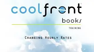 Coolfront Books - Changing Hourly Rates
