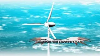 aerogerador em 3D