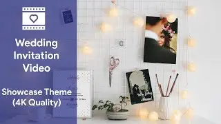 Showcase - 4K Wedding Invitation Sample | Starts at ₹ 249 or $ 3.49 | VideoInvites.net