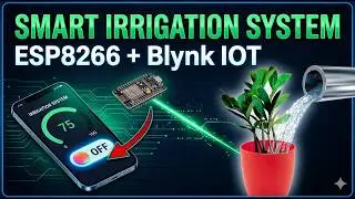 How to make a plant watering system using Nodemcu ESP8266 board and  Blynk app