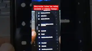 simcroniza todas tus cuentas de redes sociales automáticamente #smartphone #trucosparacelular