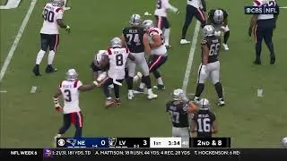 Jabrill Peppers HUGE Hit | Patriots vs Raiders