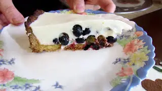 ПЕСОЧНЫЙ ТАРТ со Смородиной! Рецепт Тарта со Сливками и Йогуртом  #едасовкусом #песочноетесто #тарт
