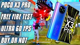 POCO X3 PRO FREE FIRE TEST ULTRA 60 FPS BUY OR NOT 🔥 FULL MAP GAMEPLAY