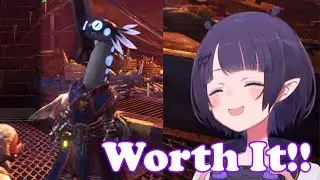 Ina is happy she got a wiggler head【HoloEN】