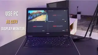 How To Use Laptop And HDMI As Display Monitor For CCTV Camera