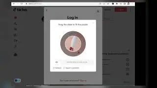 drag the slider to fit the puzzle tiktok problem pc | TikTok Login problem | tiktok verification