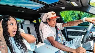 Driving RECKLESS With Kiya PRANK ..