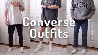 Top 3 Ways to Style Converse | Best Converse High Top Outfits (Men's Fashion)