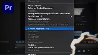 Como Copiar & Pegar EFECTOS de un CLIP al Resto | Premiere Pro Tutorial