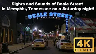 Sights and Sounds of Beale Street in Memphis, Tennessee on a Saturday night!