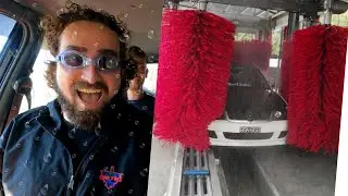 CARWASH With the WIDNOWS DOWN!
