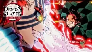 Tanjiro and Giyu Vs Akaza Full fight in Hindi Dubbed (part1)