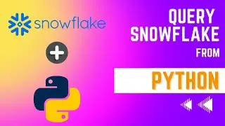 Query Snowflake from Python | Snowflake Python connector