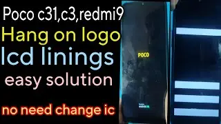 poco c3 sotware problem || redmi 9 hang on logo || redmi 9 active flashing method || emmc problem