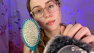 ASMR - Intense Head Scratch & Fluffy Mic Brushing, Brush Sounds | NO TALKING