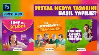 How to Make Social Media Design? #4 | Photoshop Dersleri