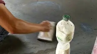 затираєм стяжку грунтовкой#дом #построить #сделать
