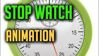 Stop Watch Green Screen (Free Animation)