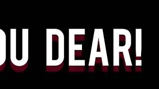 I love You Dear| text Scrolling |