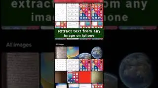 Free Extract text from any image on iPhone #viral #shortsindia