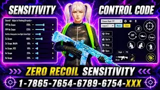 NEW 4.4 UPDATE CODE 🔥 PUBG MOBILE/BGMI SENSITIVITY 2026 😈 | BEST SCOPE SENSITIVITY SETTINGS  