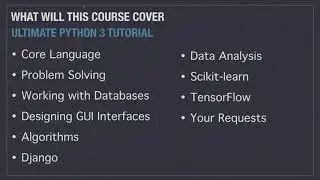 Python Programming Bootcamp - learn Python