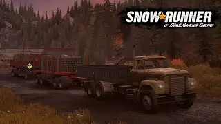 SNOW RUNNER - КАК ПРИЦЕПИТЬ ДВА ПРИЦЕПА #3