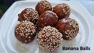 Ramadan Special Banana Balls recipe with leftover bananas | गले हुए केले से बनाइये बेहतरीन गुलगुले